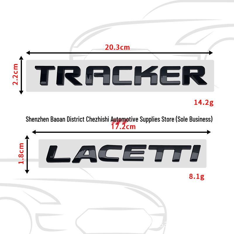 Chevrolet Daewoo LACETTI Trunk Lid TRACKER Lettering Sticker