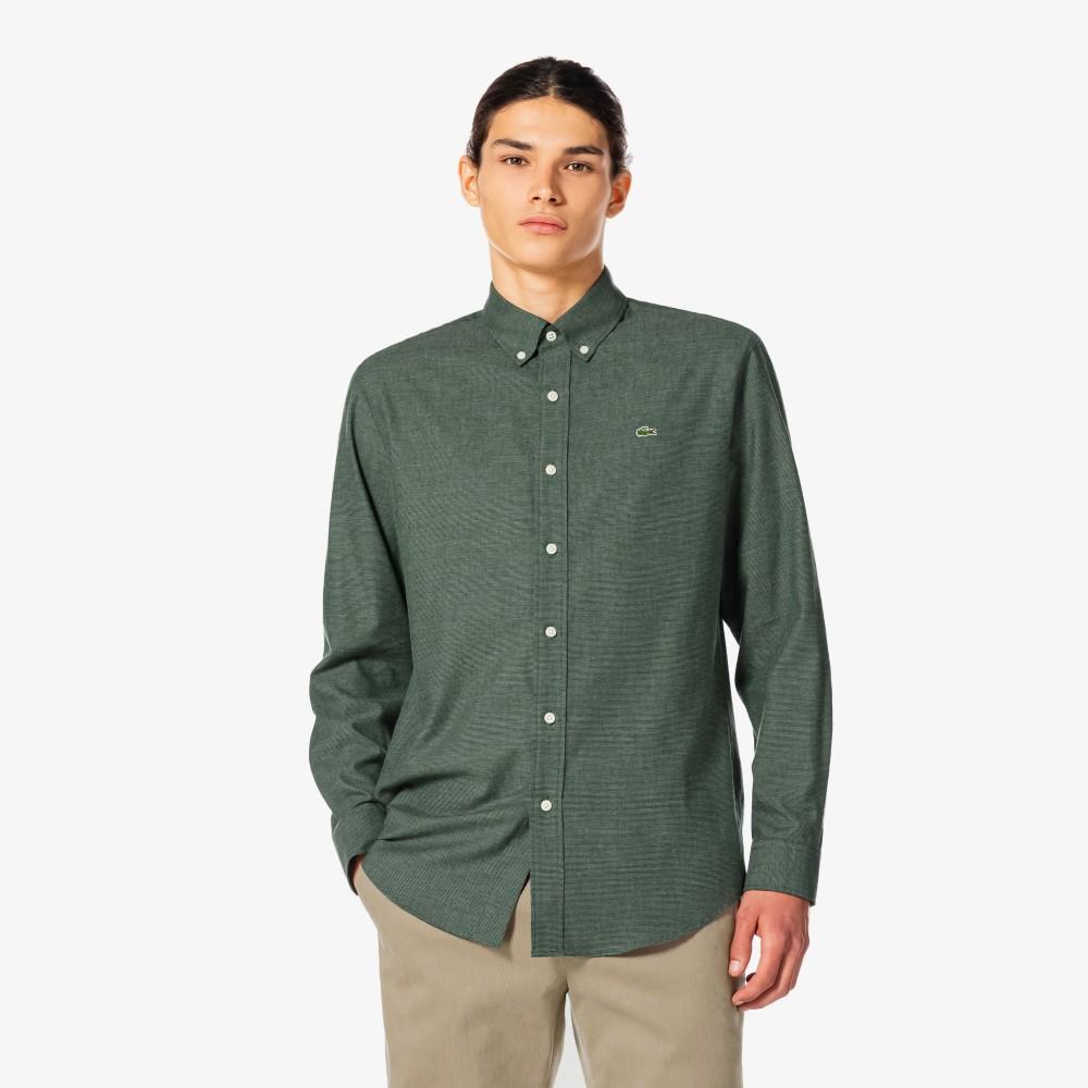 [Lacoste] Мужская фланелевая клетчатая рубашка CH300E-55NYZP 40