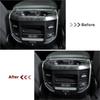 Rear Air Conditioner Vent Trim Decoration Strip for 2018+ Dodge Ram 1500 Carbon