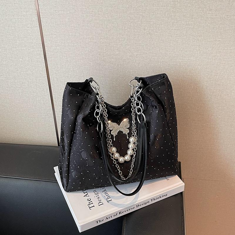 Fashion Shoulder Bag Design Feeling Butterfly Niche Bag Women's High Sense Large Capacity Tote Bag Underarm Bag