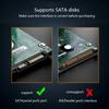 Portable Type C 2.5in SSDs Hard Drive Case for SATAs Drives Featuring Fast USB3.1 Connectivity 2.5Inch Hard Disk Box