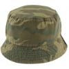 (Camo Greens, M) Tom Franks Mens Reversible Cotton Bucket Sun Hat