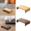 Compact Wooden Ottoman for Foot Support in Household and Office Settings