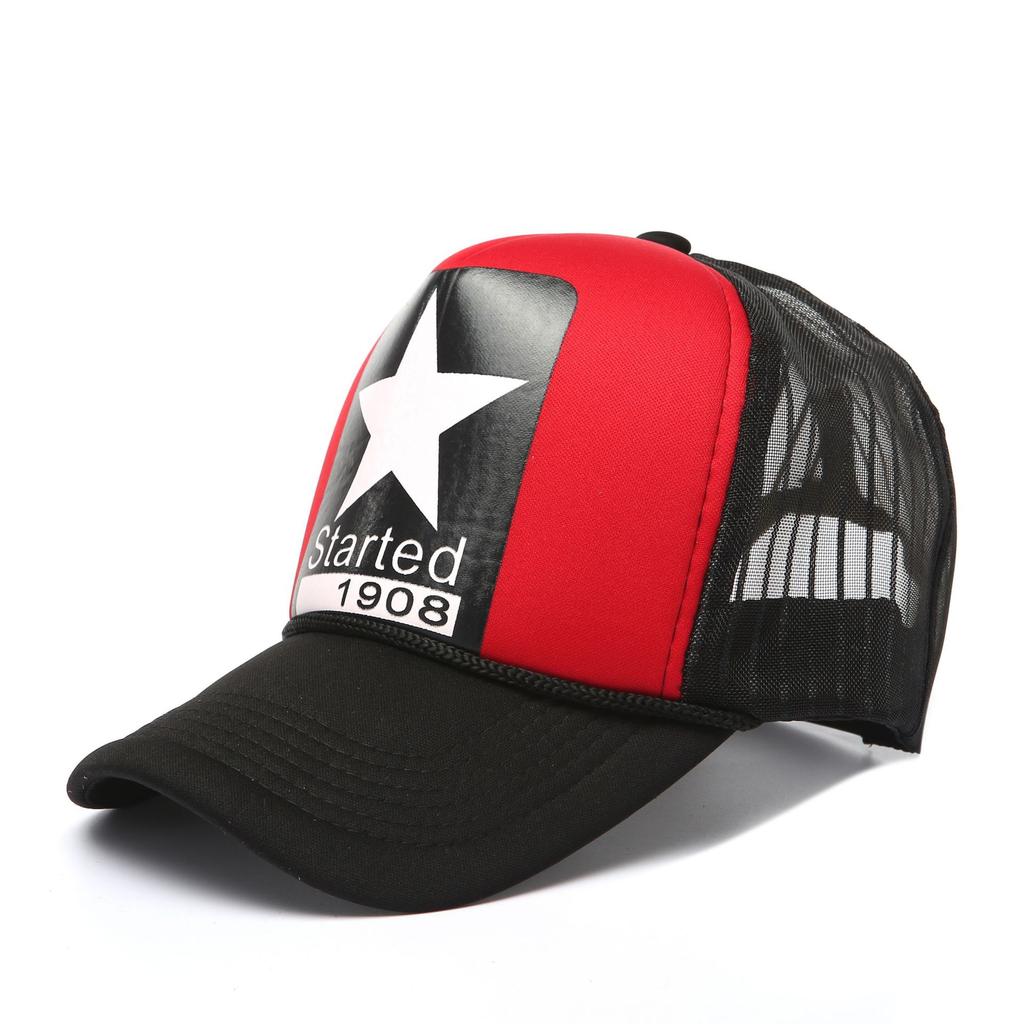 Fashion Mesh Baseball Caps for Men Women Spring Summer Cartoon Printed Snapback Hat Female and Male Sunshade Hat Bonnets Gorra