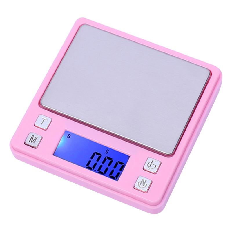 Mini Digital Weight Scale for Jewelry Gram Scale LCD Blue Backlight Dispaly 6 Units Conversion Low Battery Indicator