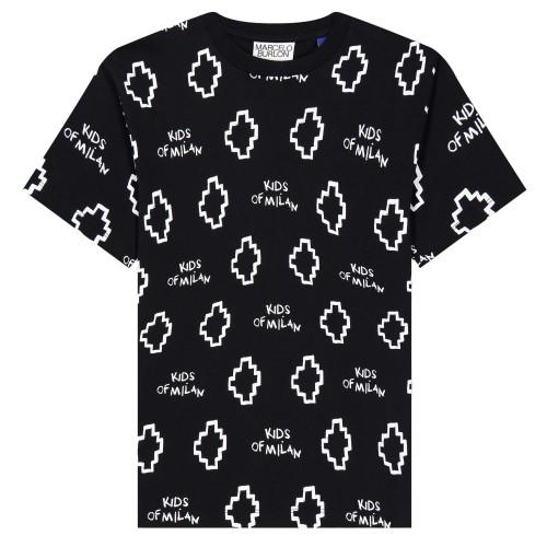 Marcelo Burlon Childrens/Kids All-Over Print T-Shirt