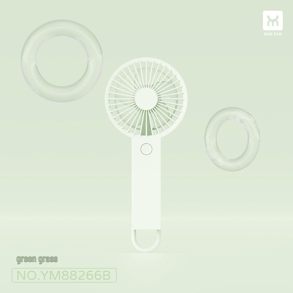 2026 USB Rechargeable Foldable Small Handheld & Neck-Hanging Fan