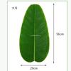 Artificial Banana Leaves Table Decoration Waterproof Palm Tree Leaves Faux Lotus Leaf Hawaiian Party Home Table Runner Place Mat