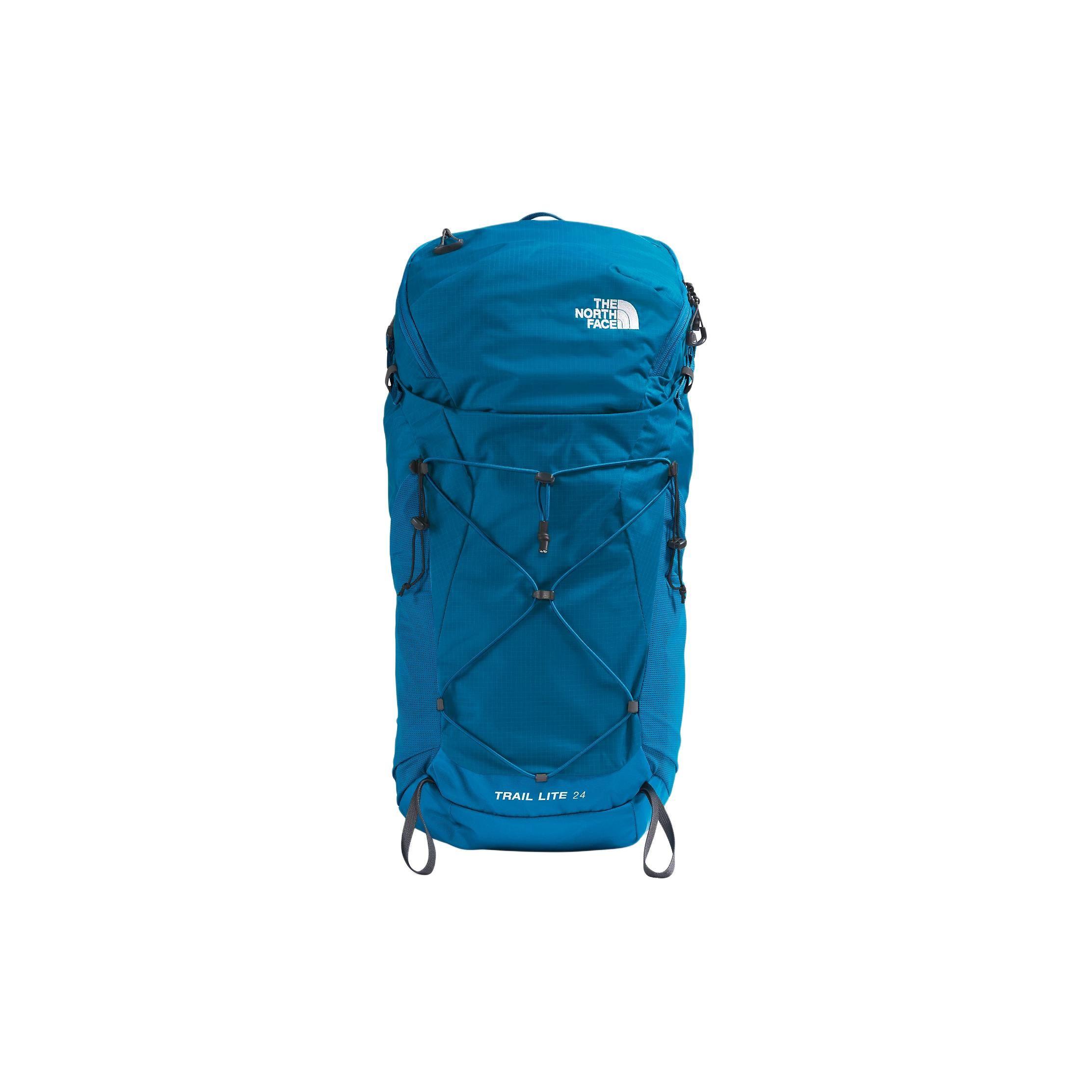 

The North Face Trail Lite 24L Front Logo Print Hiking Backpack Unisex Backpack Adriatic-Blue Skyline-Blue NF0A87C8-YIJ S/M