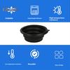 Portable Ice Bath Bowl Foldable Design Eco-friendly Reusable Efficient Cleaning Multipurpose Washing Basin Silicone Ice Bath Bowl