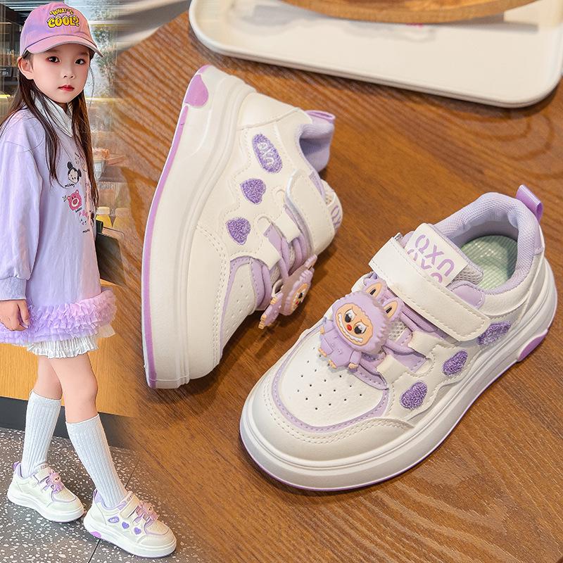 2026 Kids' Cartoon Spring & Autumn Sports Shoes - Girls' Casual & Running Shoes