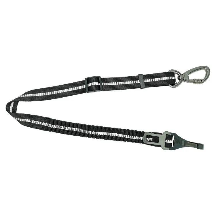 Dog Seatbelt Updated 3-in-1 Pet Car Seat Belts For Dogs Car Tether With Clip Hook Bungee Dogs Safety Belt With Swivel Carabiner