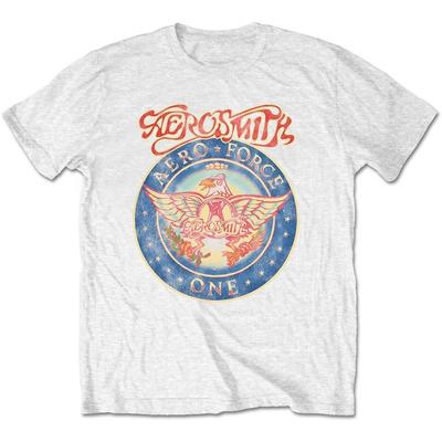 Aerosmith Aero Force One Graphic TShirt 100 Cotton Vintage Rock Band Print Tee Unisex Classic Hard Rock
