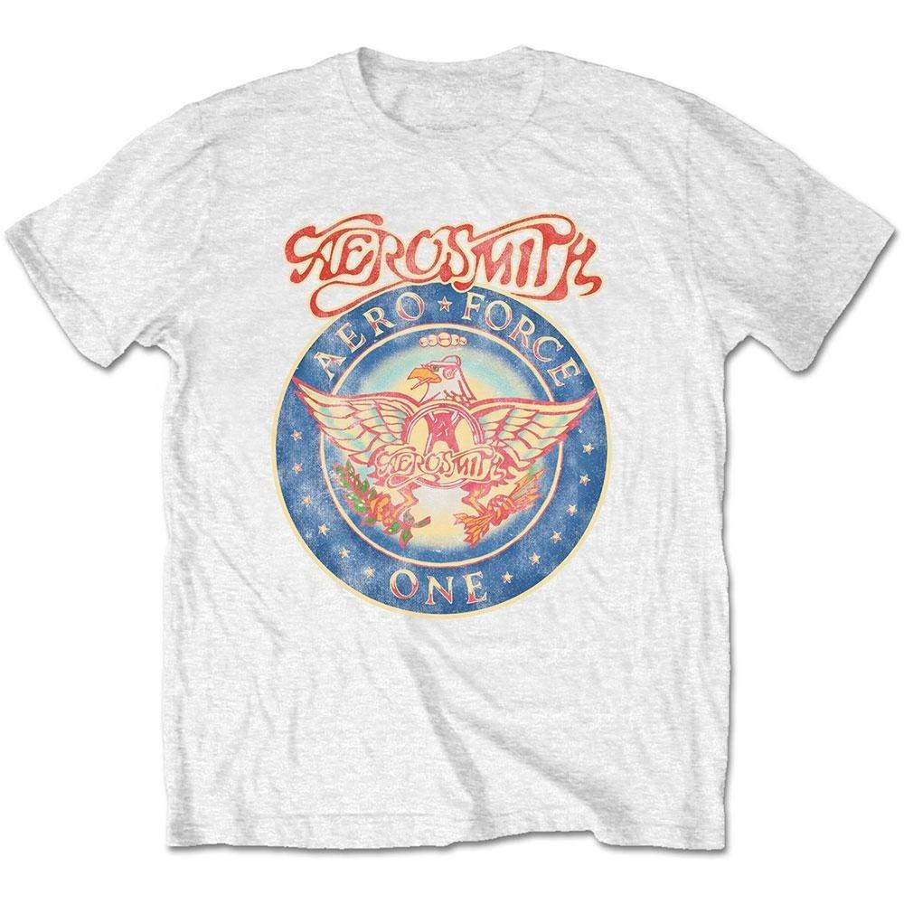 

Aerosmith Aero Force One Graphic TShirt 100 Cotton Vintage Rock Band Print Tee Unisex Classic Hard Rock S