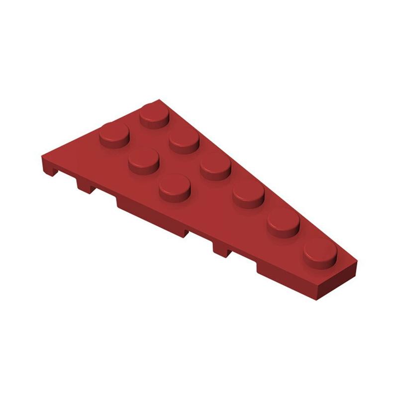 50pcs 54383 Wedge Plate 6 X 3 Right Bricks Collections Bulk Modular GBC Toys For Technical MOC DIY Building Block Compatible