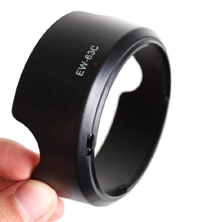 EW-63C Gegenlichtblende EW63C für EF-S 18-55mm F/3.5-5.6 IS für STM 58mm Kameraobjektiv Co