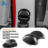 Real Dry Hard Carbon Fiber LHD RHD Car Seat Belt Interior Cover For Abarth 595 695 595C 695C Fiat 500 500C 2008-2024 Sticker
