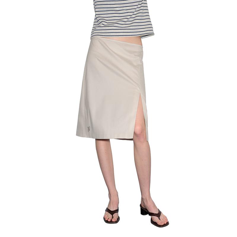 GREEN BELT Women s Anti-Wrinkle A-Line Skirt L