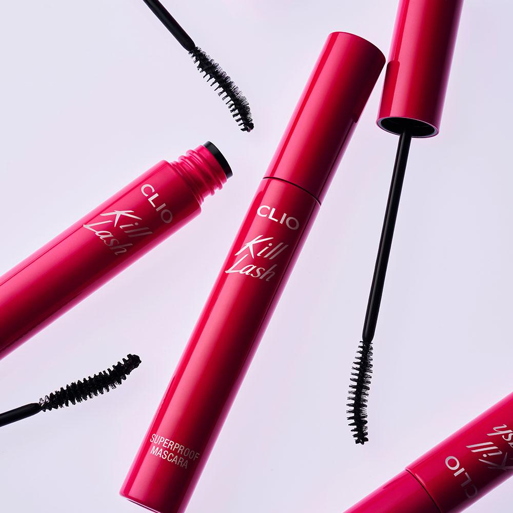 Clio Kill Lash Superproof Mascara 020 Bouncy Lash (2pcs), Korean