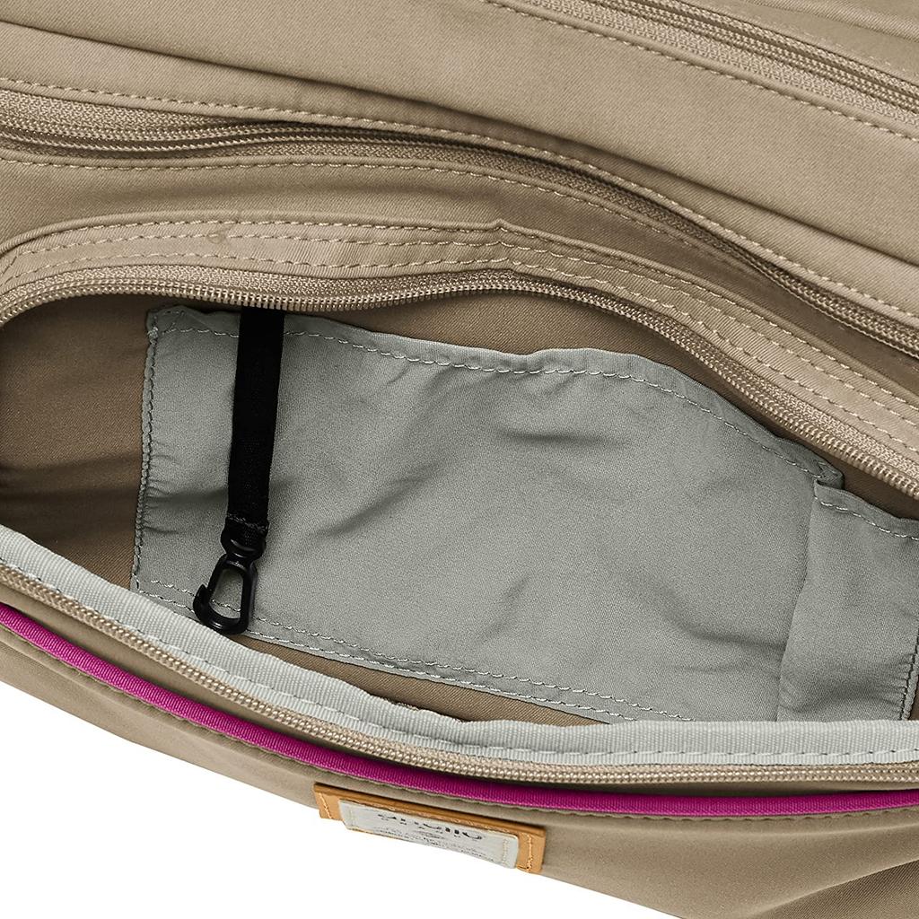 Shoulder bag A4 CINNAMON GTM0334Z Gray Beige [Anello Grande] multi-storage