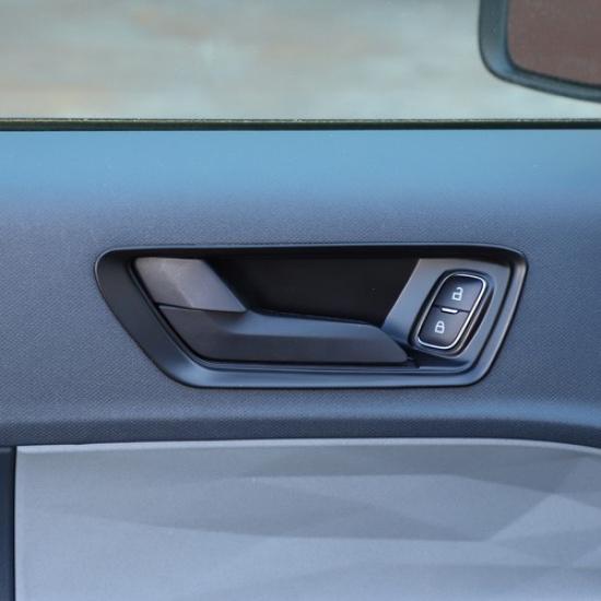 For Ford Maverick Matte Black Inner Door Handle Frame Bowl Trim Cover