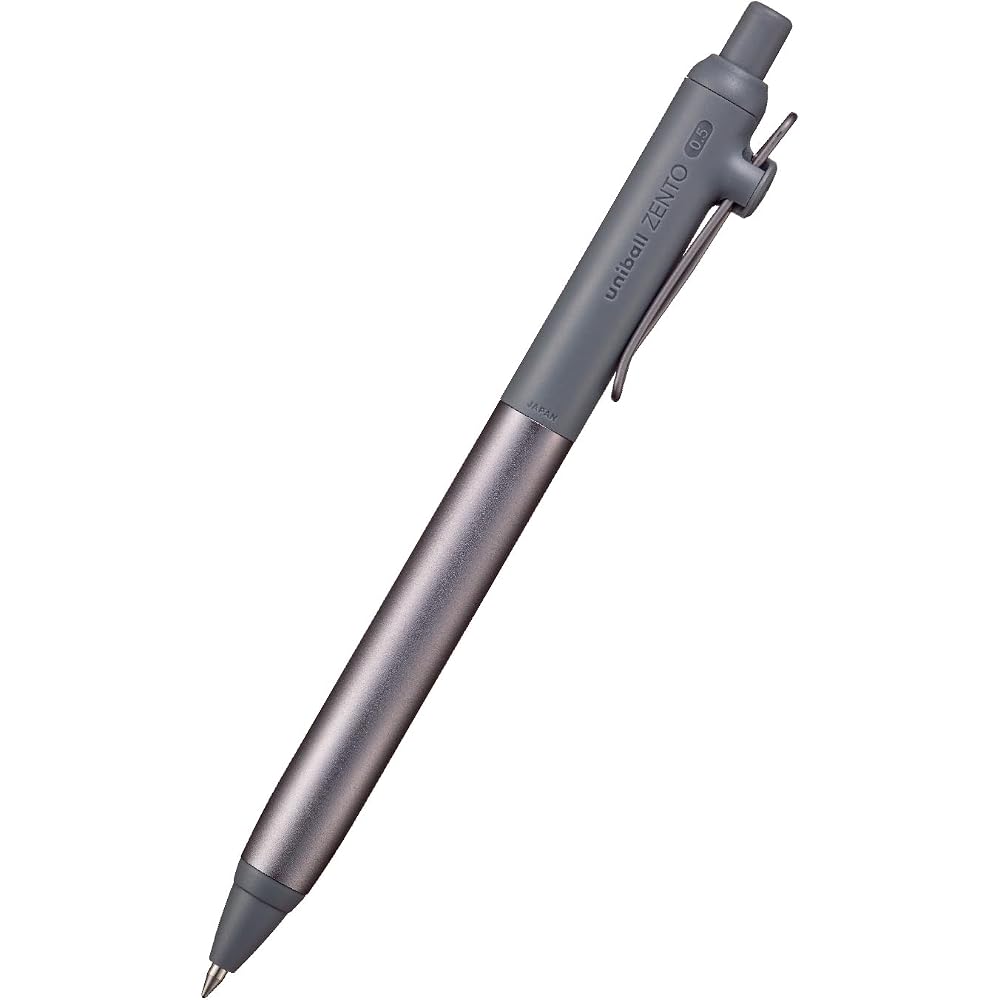 Mitsubishi pencil water-based ballpoint pen uniball Zento flow 0.5 hematite UBNZF05.43