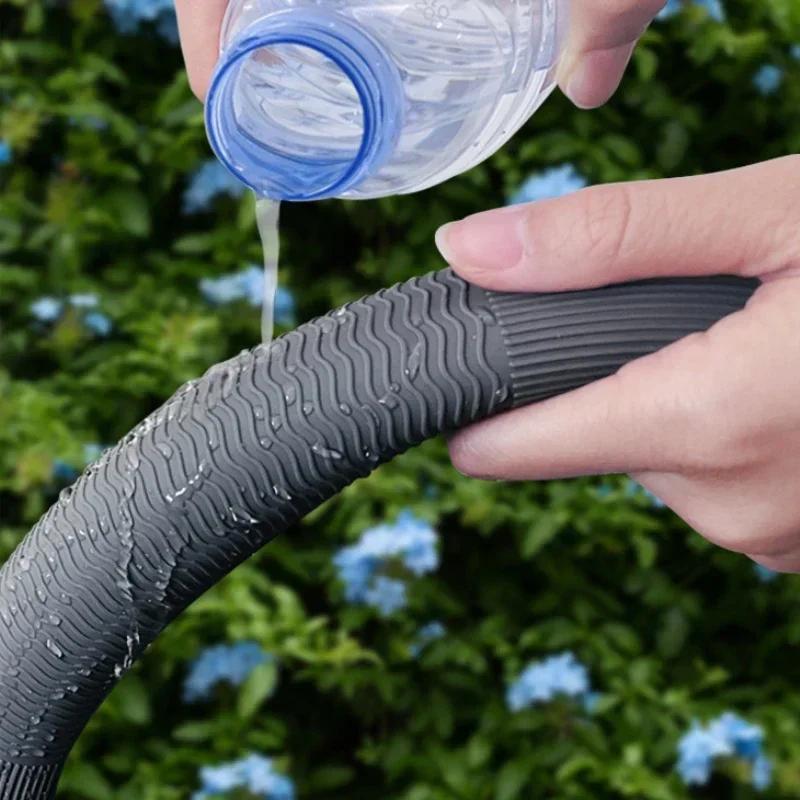 Automobile Steering Wheel Cover Elastic Liquid Silicone All Season Universal Odorless Handlebar Cover Anti Slip Car Accessories