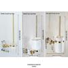 Yuzhu Crystal Gold Wall-Mounted Toilet Brush