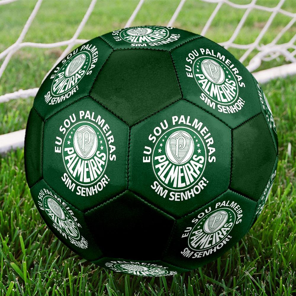 SE Palmeirasfootball clubIndoor Size 5 Soccer Ball Colorful Machine Stitched PVC Competition Ready Durable High-Bounce