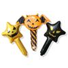 New Halloween Foil Balloon Decoration : Demon, Spider & Pumpkin Inflatable Sticks - Handheld Balloons for Store & Holiday Decor