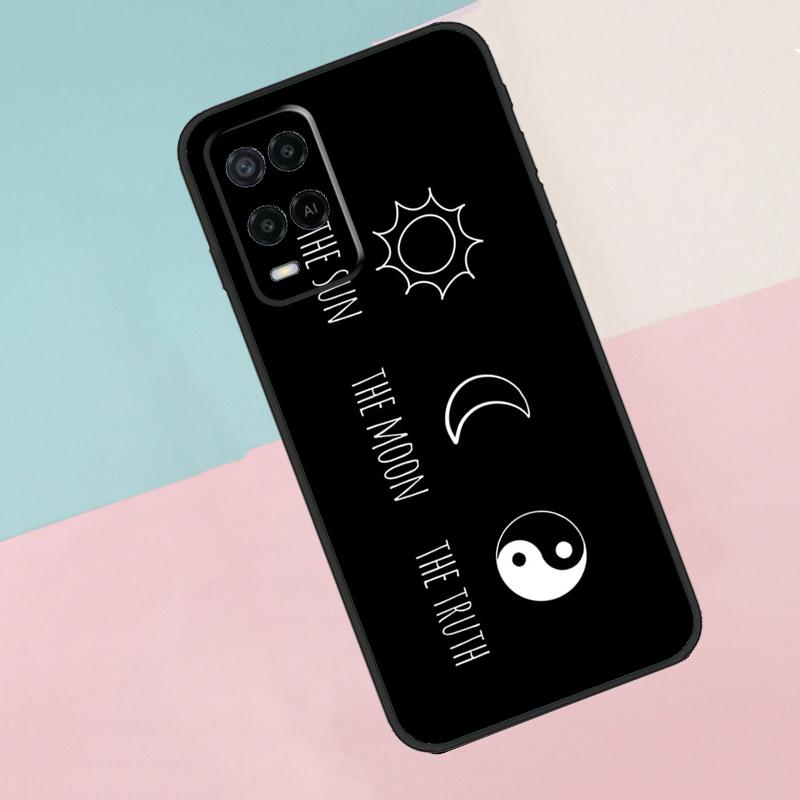 

Sun Moon Art For Oppo A17 A77 A60 A74 A94 A54 A18 A38 A58 A78 A98 A40 A80 A16 A76 A96 A15 A57S Phone Case OPPO A78 4G