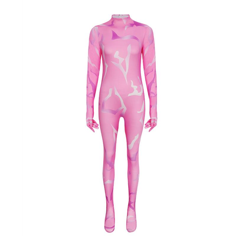 KPop Rumi Mira Zoey Jumpsuit Cosplay Costume Women Bodysuit Halloween Carnival Party Tights Corset Leotard