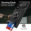 Shockproof Heavy Duty Hard with Card Slot Stand Cover Phone Case for Samsung Galaxy S25 Ultra Plus S24 S23 FE A15 A25 A35 A55