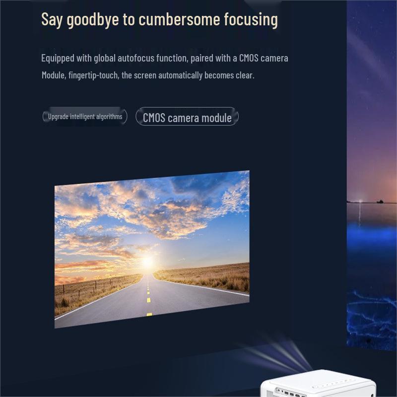 

2026 Germany New Model Smart HD Auto-Focus Projector for Home and Office Electric Android Version