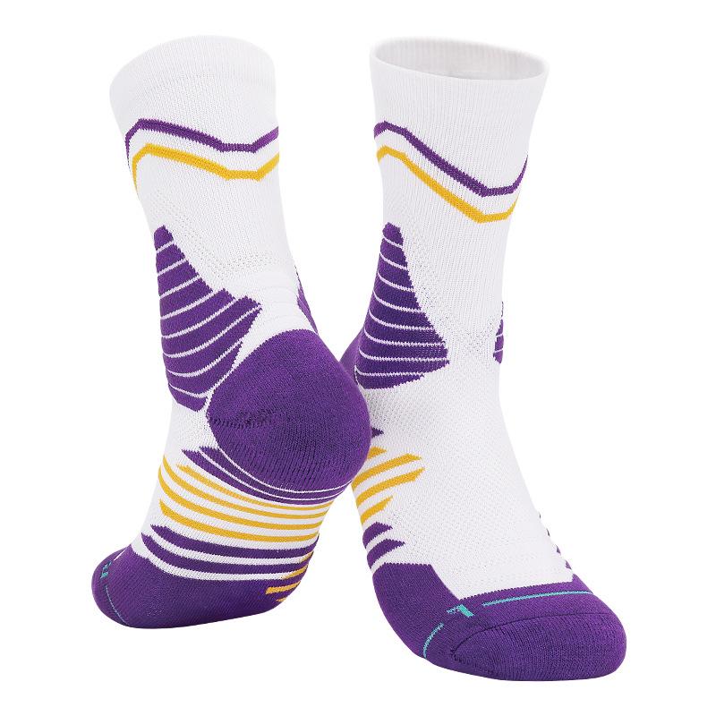 Men's Non-Slip Sweat-Absorbing Basketball Crew Socks