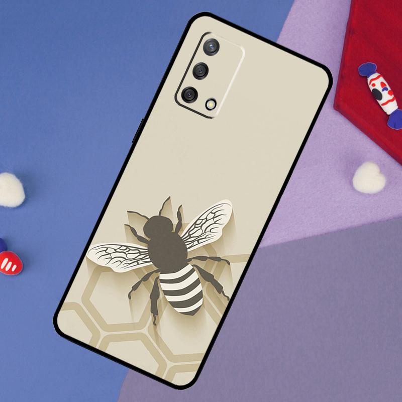 Bee Honey Case For Oppo A5 Pro A6 A57 A17 A78 A54 A74 A94 A76 A16 A96 A18 A40 A60 A80 A38 A58 A98 A15