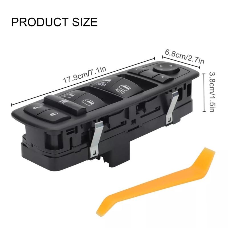 Replacement Vehicle Window Control Switches For 1500 2500 3500 2009-2015 Trucks Direct Fit 4602863AB 4602863AC 4602863AD