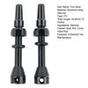 2Pcs 40mm CNC Alloy Tire Valve Stem for Tubeless Mountain Road