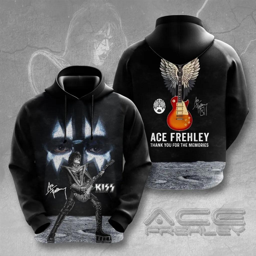 Rock KISS Kapuzenpullover Sweatshirt Männlich 3D-Druck Herren Damen Hip Hop Trend Trainingsanzug Pullover Jacke Übergroß Y2k Herren-Hoodies