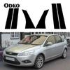 6 st Bilstolpe Stolpar Dörrfönsterlist Skydd Dekaler för Ford Focus Sedan/Hatchback 2005 2006 2007 2008 2009 2010-2014