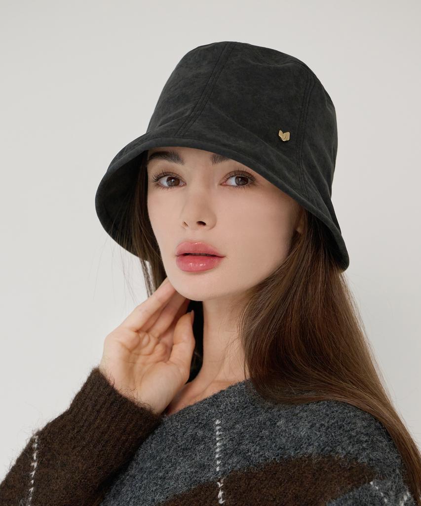 Koipeu Suede Banded Bucket Hat Cf083Ht082