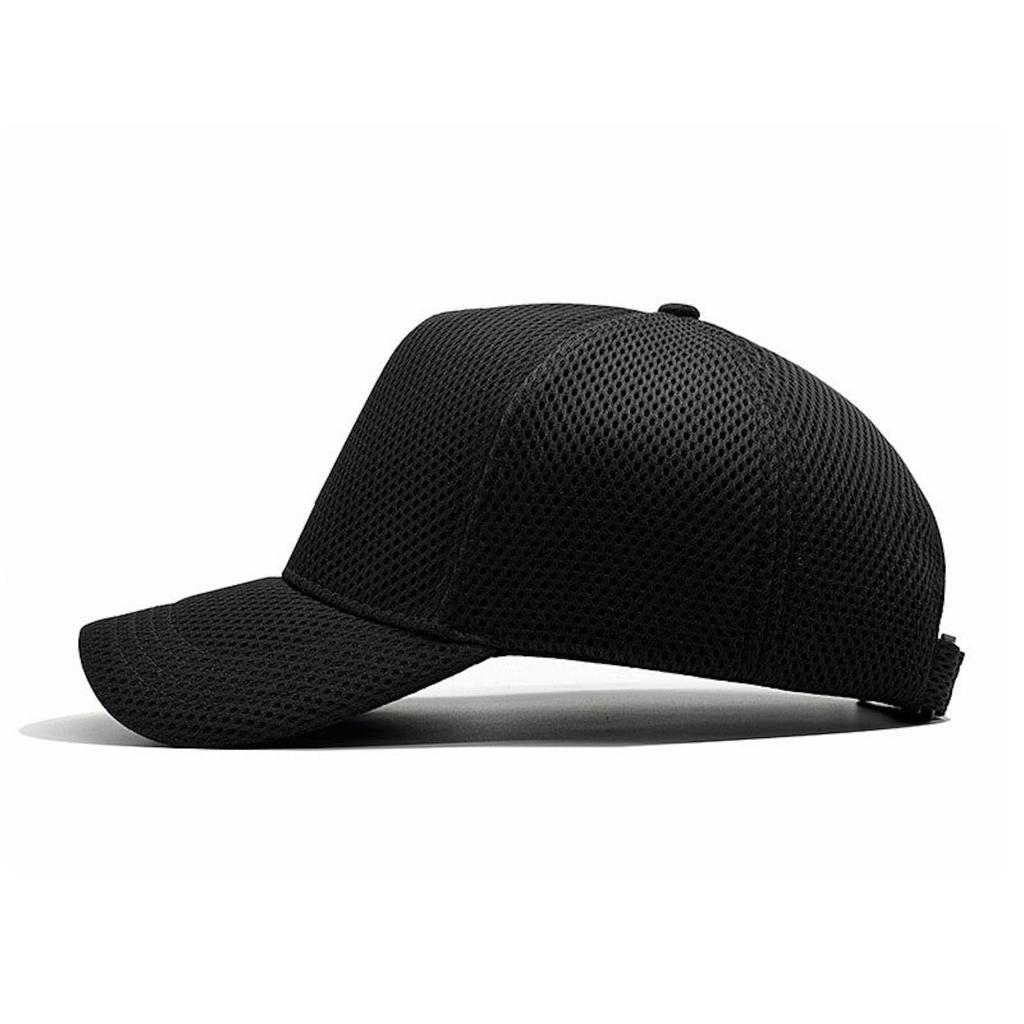 HABERI Mesh Trucker Solid Sun BALL Light Cap, Color, Simple, Casual, Breathable, Men's, Stylish, Cool, Sports, Outdoor, Running, Camping, Walking,