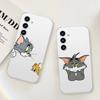 Coque de téléphone mignonne Jerry et Tom Pour Samsung Galaxy Coque transparente A52 A12 A51 S21 Edge S22ULTRA S23 S24 S20LITE Plus Ultra