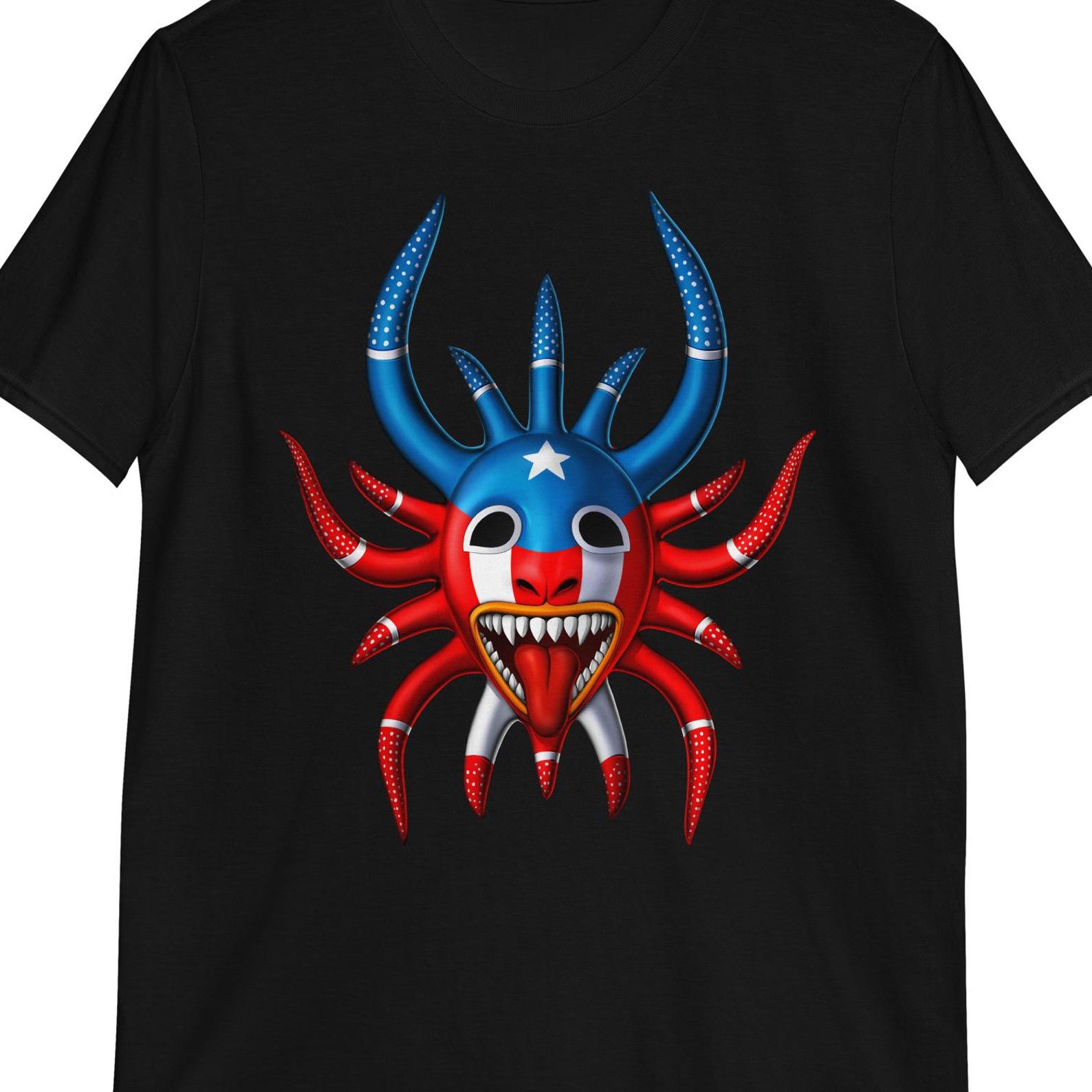 Puerto Rico Boricua Vejigante T-Shirt, Puerto Rican Tee 120