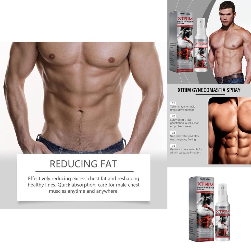 Nourishing North Moon Men's Breast Care Spray For Smooth Skin Contours And Hydration