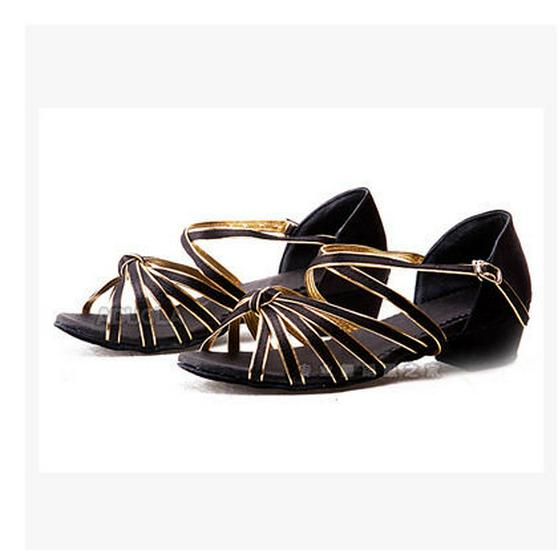 Banqiao Di Girls' Latin Dance Shoes - Spring/Summer Five Strap Practice and Competition Shoes