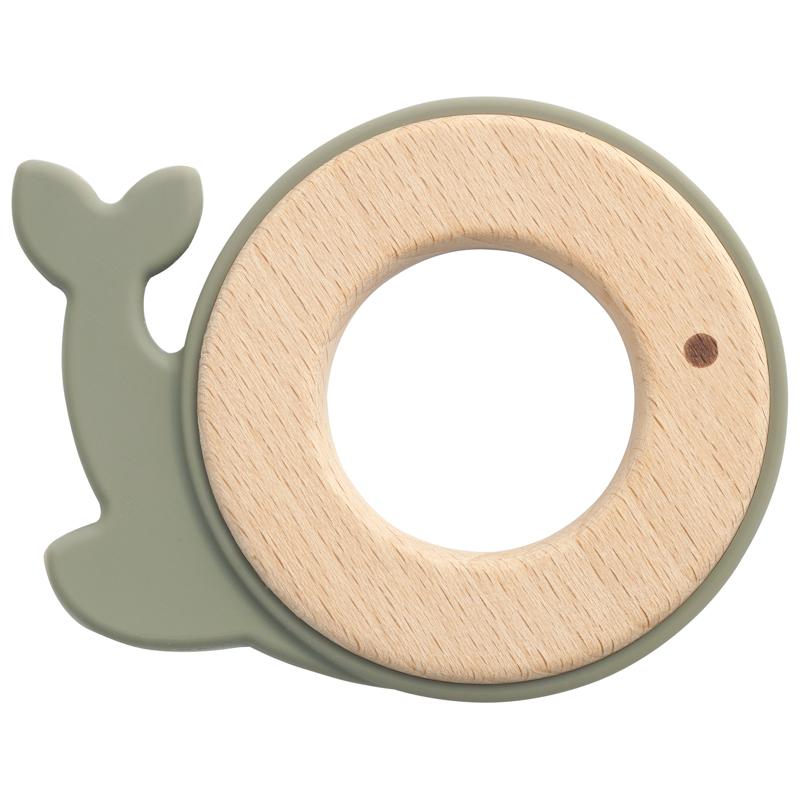 1Pcs Baby Teether Toy Cartoon Dolphin Shape Silicone Teether For Baby Chewing Teething Toy Kids Sensory Educational Toy