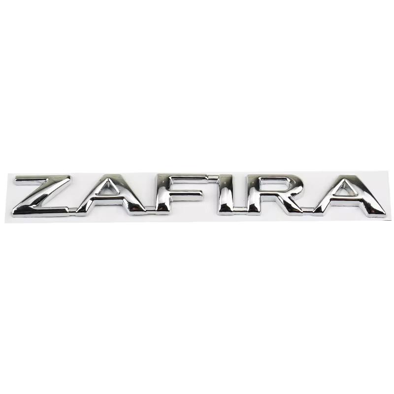Auto 3D Kovová Písmena Slova Logo Obtisky Nálepka Pro ZAFIRA Auto Zadní Kufr Abeceda Znak Odznak Dekorace Nálepky