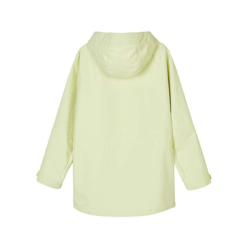 Skechers Outdoor Series Solid Color Casual Sports Hooded Zip Jacket Women Jackets Pineapple-Yellow L324W028-046V
