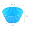 5Pcs Round Silicone Mold Cupcake Muffin Cup Baking Egg Tart Pudding Jelly Cookies Mold Reusable Diy Tool